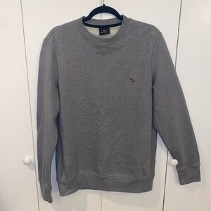 Paul Smith Cotton Embroidered Zebra Logo Sweatshirt